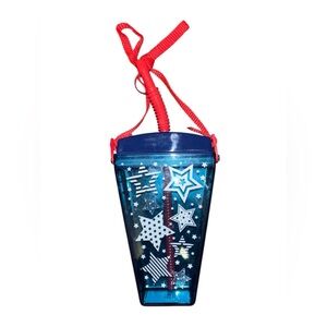 $1 item bundle Starry Blue and Red Tumbler with Strap